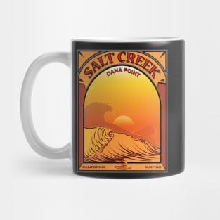 Salt Creek Dana Point California Surfing Mug